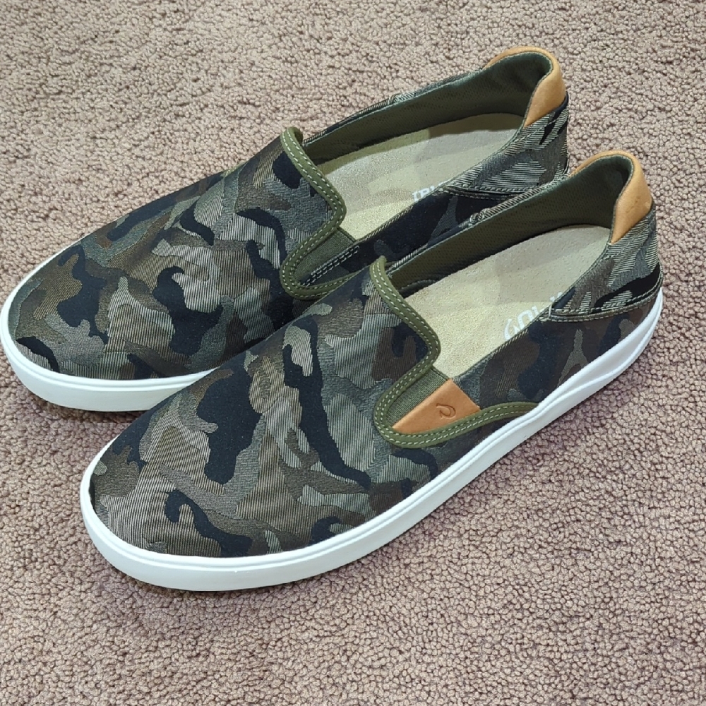 Camouflage Slip-On Sneakers